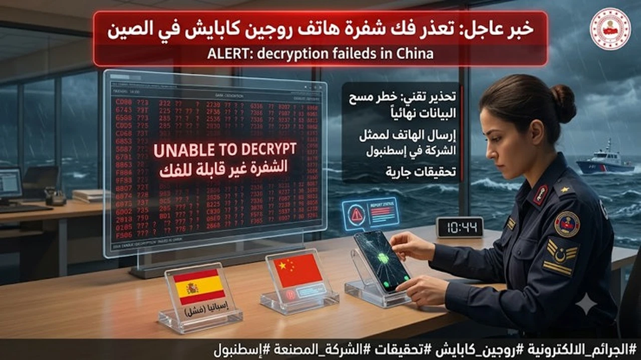 الصين تُعيد هاتف روجين كابايش إلى تركيا دون فك الشفرة